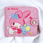 Sanrio Cute Coin Purse and Card Holder Wallet with Buttons
