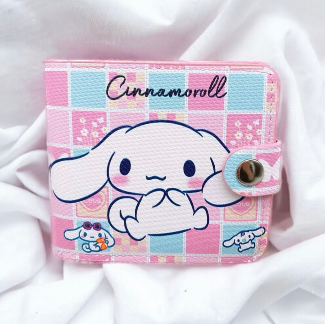 Sanrio Coin Purse and Card Holder Wallet with Buttons