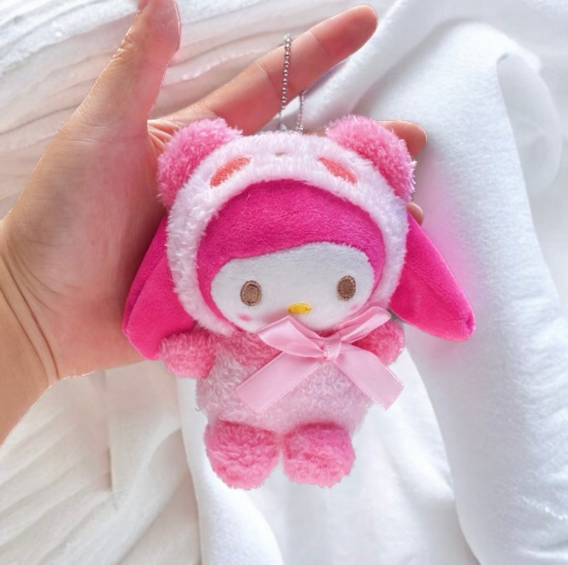 Sanrio Cartoon Plush Toys Keychains